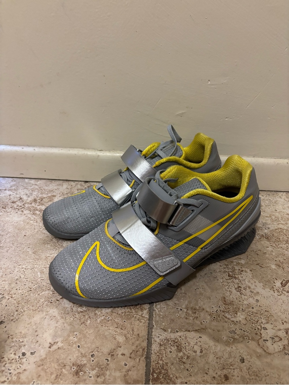 Nike Romaleos 4 Mens 11 Wolf Gray Weightlifting Training Gym Shoes CD3463-002